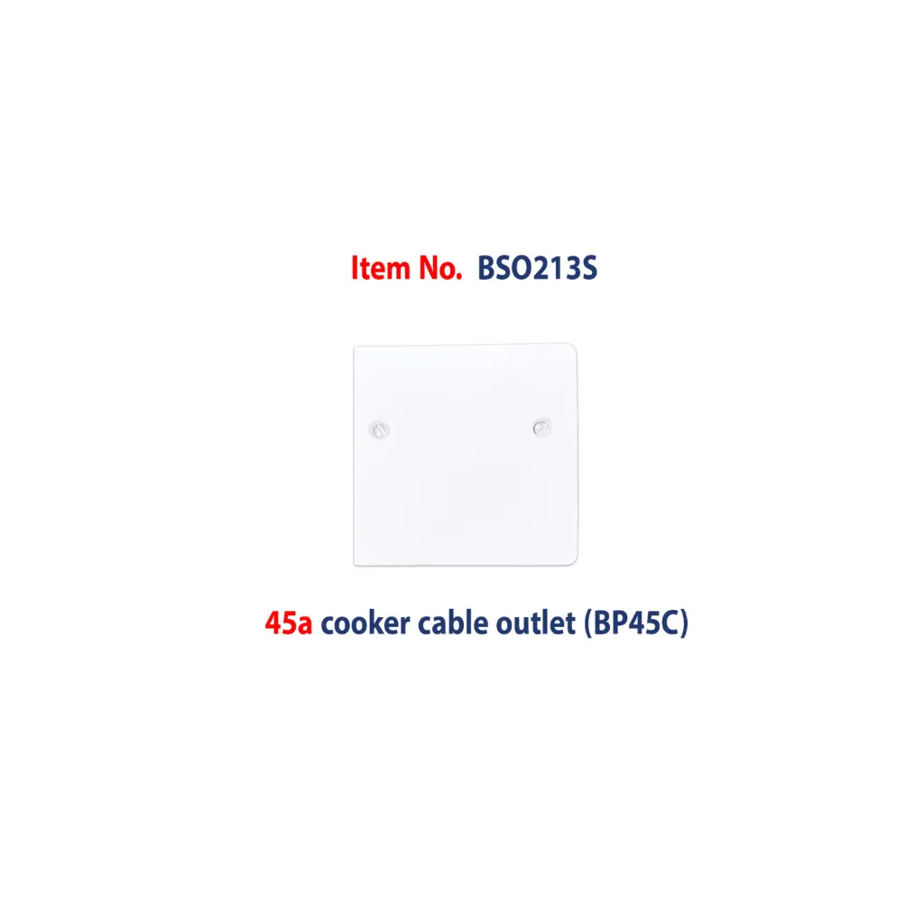 Brightex,45a cooker cable outlet