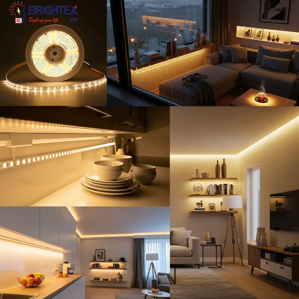 LED strip 2835-120-single line - Warm