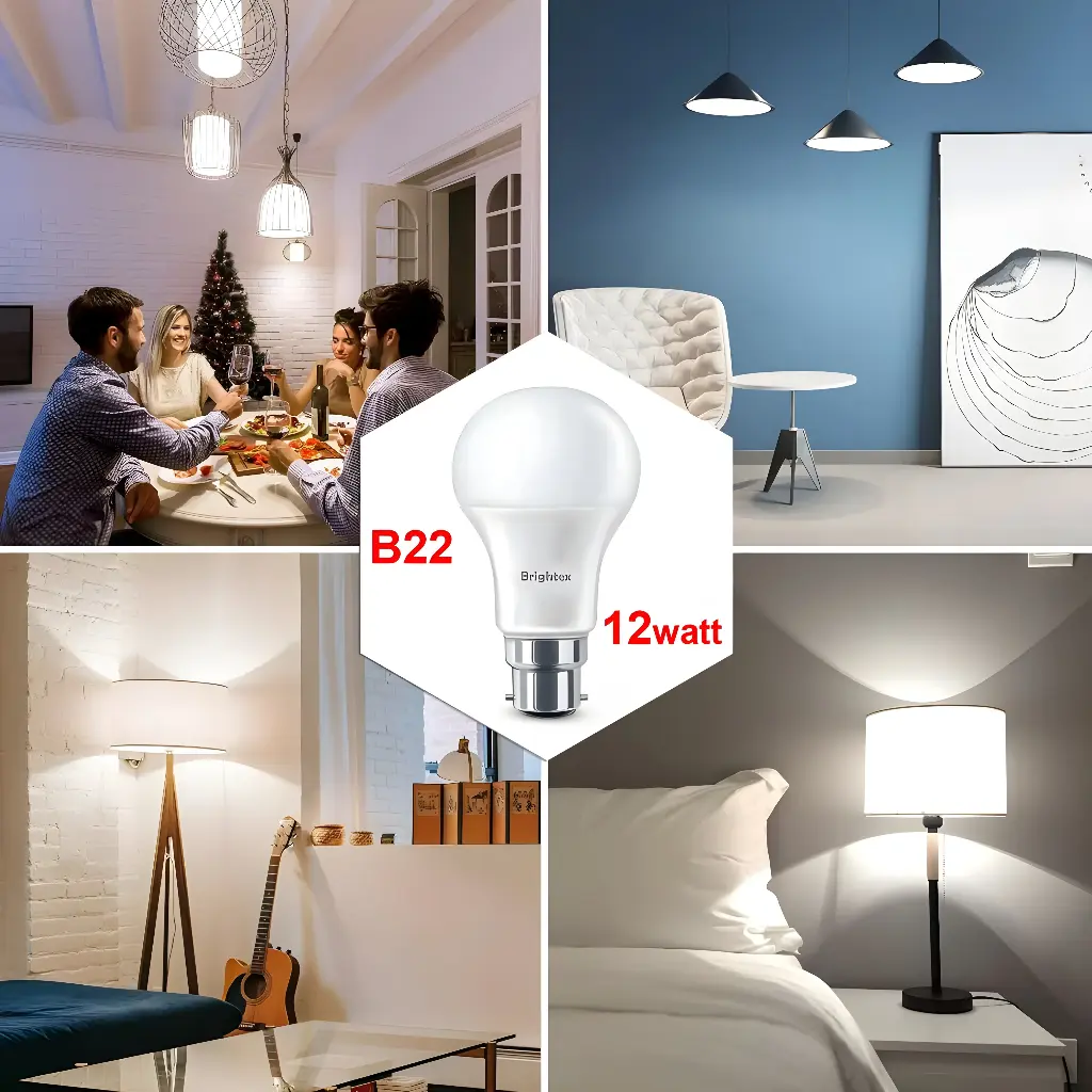 BRIGHTEX LED BULB  B22 12W 3500k