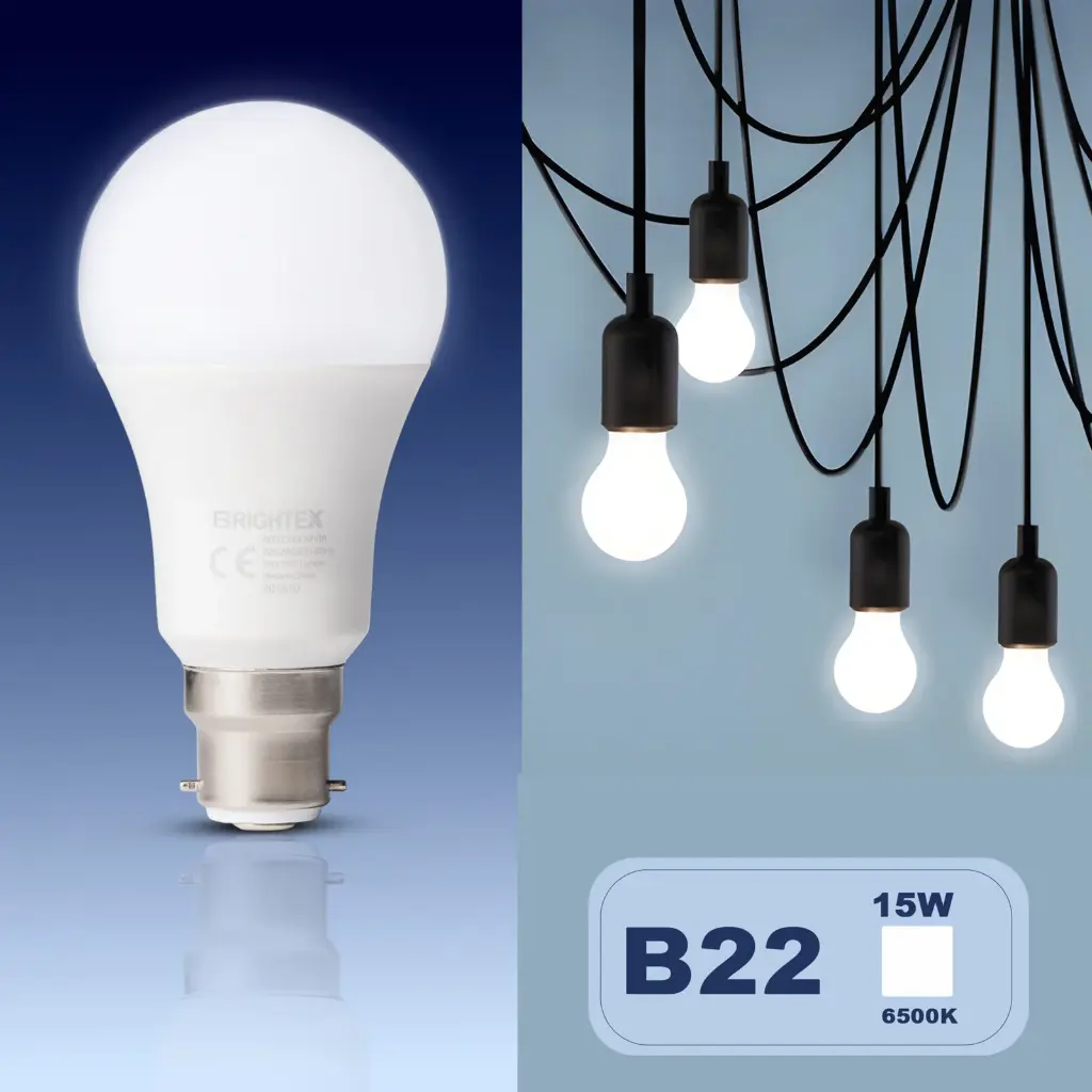 BRIGHTEX LED BULB B22 15W 6500K