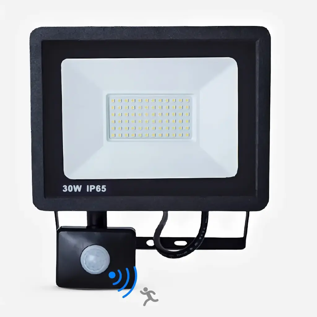 BRIGHTEX LED FLOODLIGHT 30W With Sensor 3500k