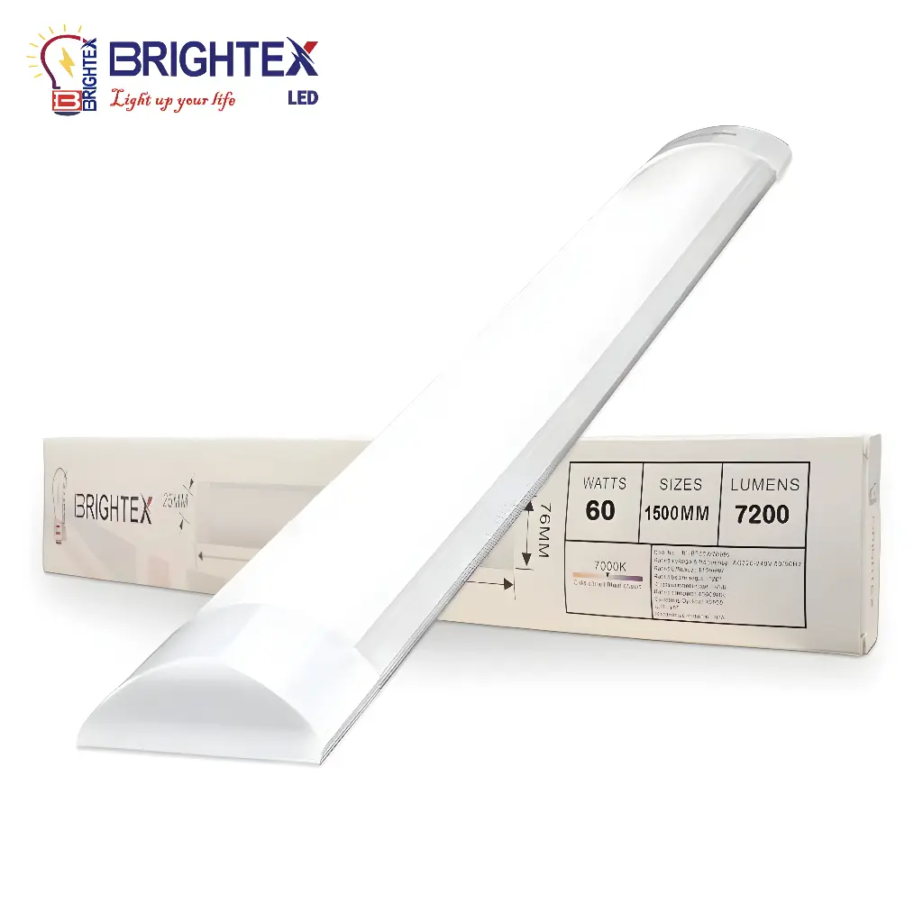 BRIGHTEX LED Batten (Tube) Light 60W - 5Ft Non-Connectable 4000k