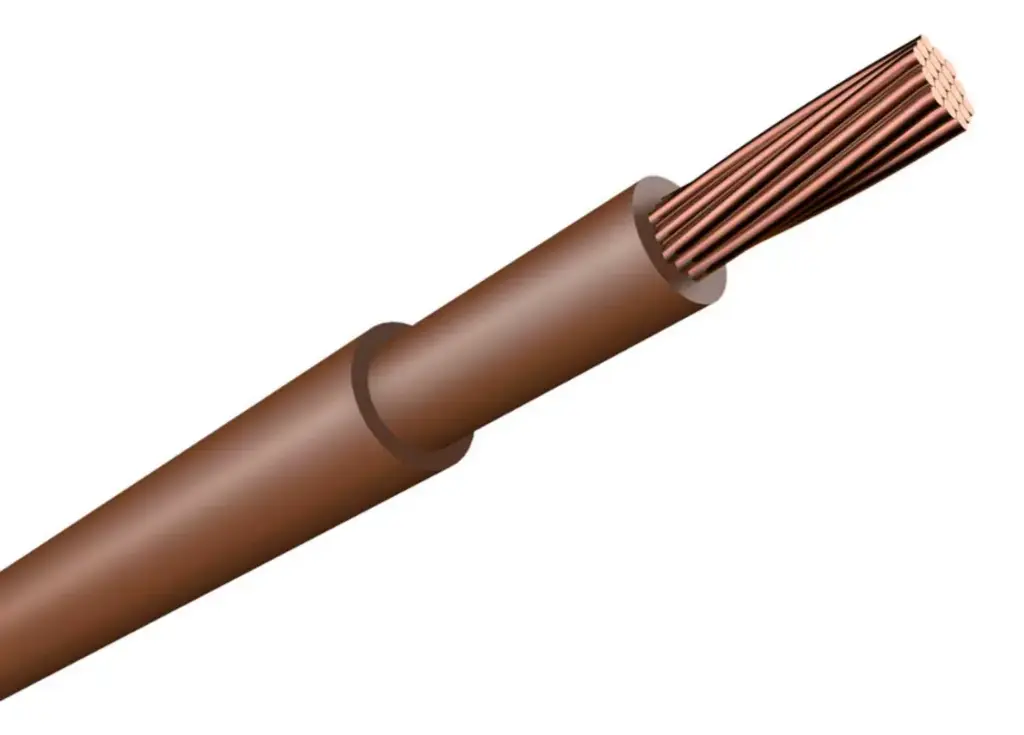6181Y 19-strand PVC 25mm BROWN/BROWN 100m
