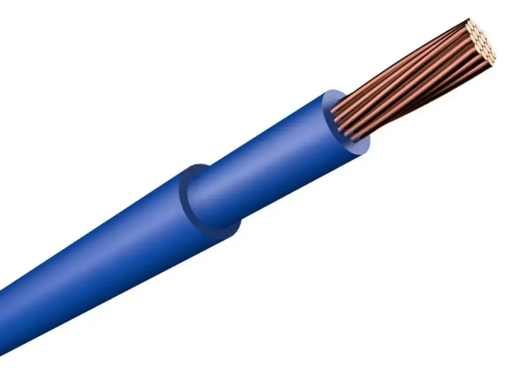 6181Y 19-strand PVC 25mm BLUE/BLUE 100m