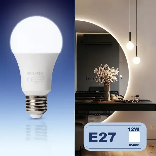 [XBBA60E27650012] BRIGHTEX LED BULB E27 12W 6500K