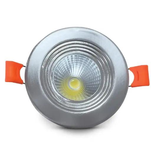 [BLDLCOB3376500-SC] BRIGHTEX LED DOWNLIGHT 7W - 3inch - Fixed - IP45 Shiny chrome 6500k