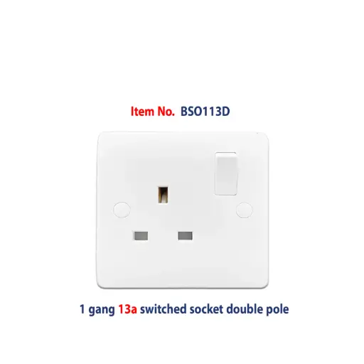 [BSO113D] Brightex,1 gang 13A switched socket DP