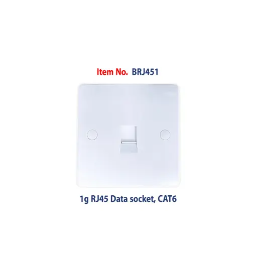 [BRJ451] Brightex,1g RJ45 Data socket, CAT6