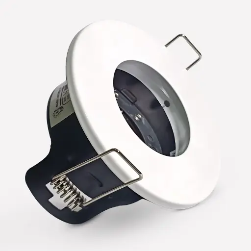 [BLGU10SID-W] BRIGHTEX GU10 Holder downlight IP20 White frame 