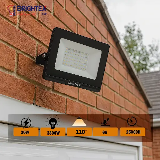 [BBFL0307000100WS] Brightex floodlight 30w without sensor 6500K